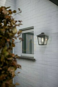 Venkovní nástěnné svítidlo Lutec ZAGO 5294502012 černé hliník sklo 40 W small 3