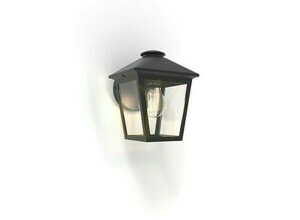 Venkovní nástěnné svítidlo Lutec ZAGO 5294502012 černé hliník sklo 40 W small 0