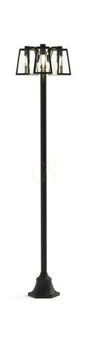 Kontrola Venkovní sloupkové svítidlo Lutec FIA 7290903012 černé 3xE27 186,8 cm