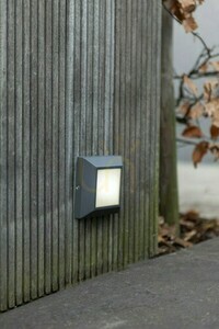 Venkovní nástěnné LED svítidlo Lutec Helena 6402105012 černé 10,1 cm small 2