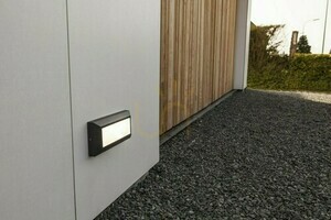 Venkovní nástěnné svítidlo Lutec HELENA 5191605012 černé LED 11 W IP54 small 1