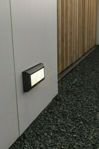 Venkovní nástěnné svítidlo Lutec HELENA 5191605012 černé LED 11 W IP54 small 2