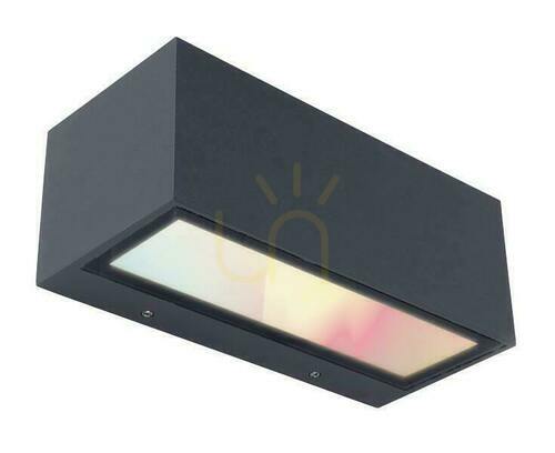 Kontrola Venkovní nástěnné svítidlo Lutec Gemini antracit LED 17W 900 lm 5189120118