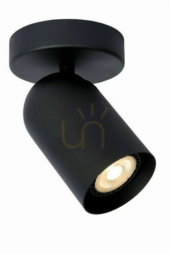 Kontrola Nástěnné svítidlo Lucide PUNCH černé GU10 1×35 W LED IP20 13958/01/30