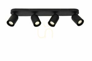 Stropní svítidlo Lucide PUNCH černé 4x GU10 13958/04/30 small 6