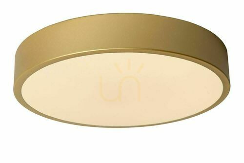 Kontrola Plafon Lucide UNAR LED 30 cm zlatý/bílý 18 W 79185/30/02
