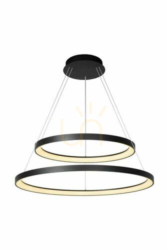 Kontrola Závěsné svítidlo Lucide VIDAL černé LED 92 W 78 cm 46403/92/30