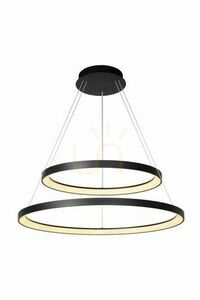 Závěsné svítidlo Lucide VIDAL černé LED 92 W 78 cm 46403/92/30 small 0
