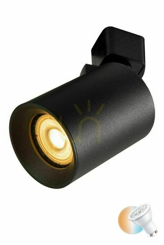 Kontrola Plafon Lucide TRACK Nigel černý GU10 LED CCT 5W 09951/01/30
