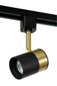 Dráhové světlo Lucide TRACK Floris černé GU10 5W LED, 1 bodové svítidlo small 1