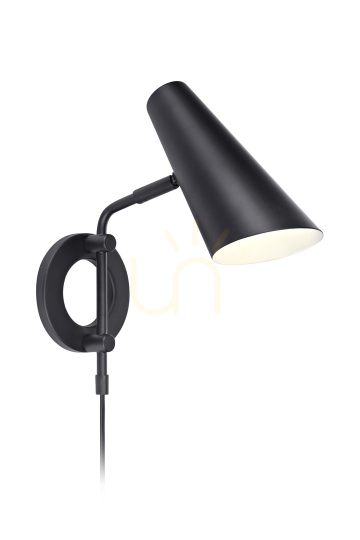 Kontrola Nástěnné světlo Markslöjd Cal 106782 černé kovové 1x40W Nástěnné světlo Markslöjd Cal 106782 černé kovové 1x40W