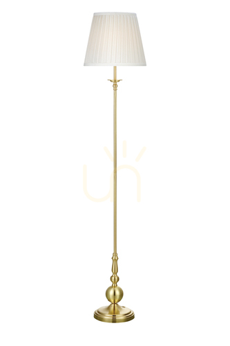 Kontrola Podlahová lampa Markslojd Imperia 106322 zlatá/off white 149 cm