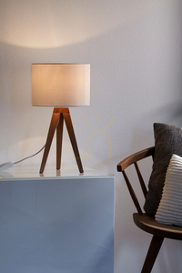 Stolní lampa Markslöjd Kullen 104625 dub bílá 44 cm small 1