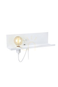 Nástěnné světlo Markslojd Multi s USB a policí bílé 50 cm 106969 small 0