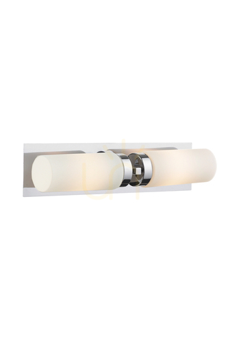Kontrola Nástěnné koupelnové světlo Markslojd NORRSUNDET 2x40W bílé/chrom IP44 102478