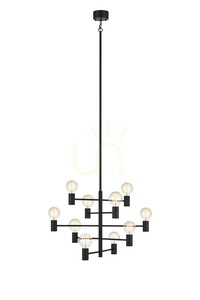 Přívěsek světla Markslojd PARIS 10L černý kovový 69 cm 107187 small 0