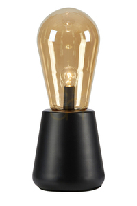 Stolní lampa Markslöjd Brooke 108416 jantarová černá 42 cm small 0