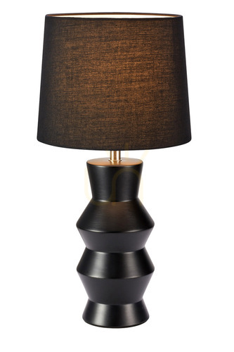 Kontrola Stolní lampa Markslöjd Sienna 108447 černá keramika 46 cm