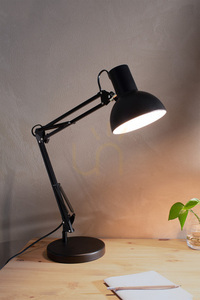 Stolní lampa Markslojd Architect 108453 černá kovová nastavitelná E27 small 1