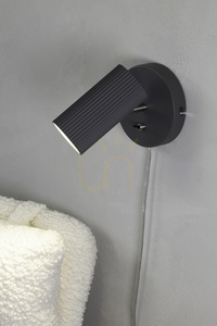Nástěnné svítidlo Markslöjd Costilla 108467 tmavě šedé 14 cm LED 7W small 1