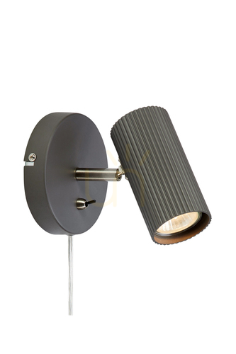 Kontrola Nástěnné svítidlo Markslöjd Costilla 108467 tmavě šedé 14 cm LED 7W