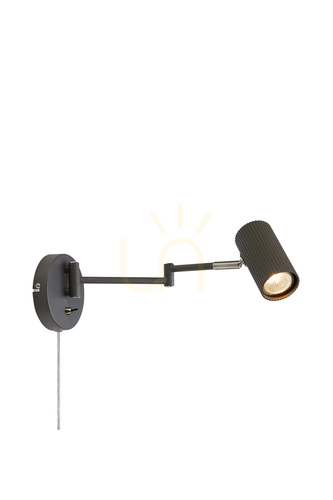 Kontrola Nástěnné svítidlo Markslojd COSTILLA 108468 šedé kovové 1x7W 41 cm