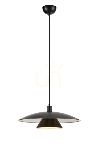 Kontrola Přívěsek světla Markslojd Millinge 108431 černý kov 50 cm