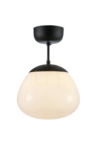 Kontrola Plafon Markslojd RISE 108543 bílý kov sklo 25 cm
