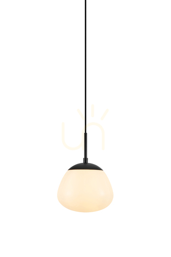 Kontrola Přívěsek světla Markslojd RISE 108547 bílý kov/sklo 18 cm