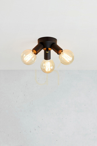 Kontrola Plafond Markslojd Mazzo 108549 černý kovový 3 světla 21 cm