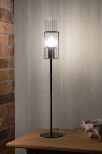 Kontrola Stolní lampa Markslojd TUBO 108556 černá/čirá 65 cm