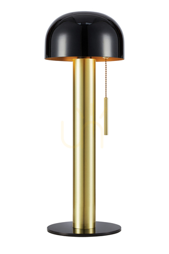 Kontrola Stolní lampa Markslojd COSTA 108576 černá broušená mosaz 46 cm
