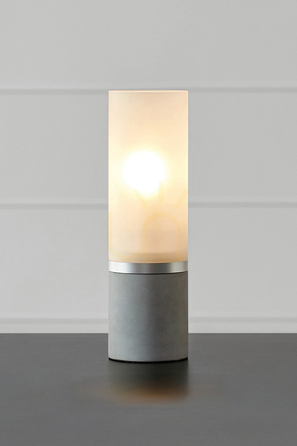 Kontrola Stolní lampa Markslojd MOLO 108594 šedá betonová 30 cm matné sklo