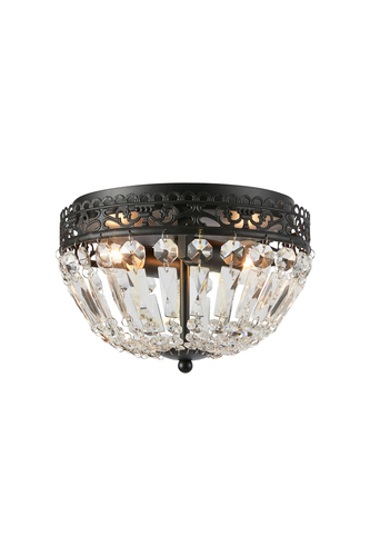 Kontrola Plafond Markslojd Etienne 108598 2x40W černý křišťál 25 cm