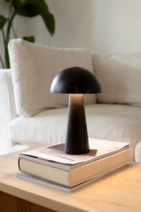 Stolní lampa Markslojd FUNGI 108655 černá nabíjecí LED 26,5 cm small 1