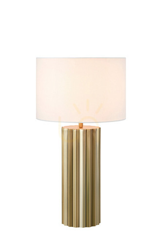 Kontrola Stolní lampa Markslöjd Hashira 108669 bílá mosaz 60 cm