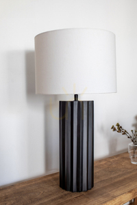 Stolní lampa Markslojd Hashira 108670 béžová/offwhite 60 cm small 1