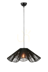 Přívěsek světla Markslojd Nami 108682 černý jutový 60 cm small 0