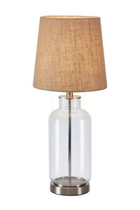 Stolní lampa Markslojd COSTERO 108694 přírodní sklo juta 60 cm small 0
