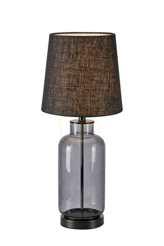 Kontrola Stolní lampa Markslojd COSTERO 108696 černá kouřové sklo 60 cm