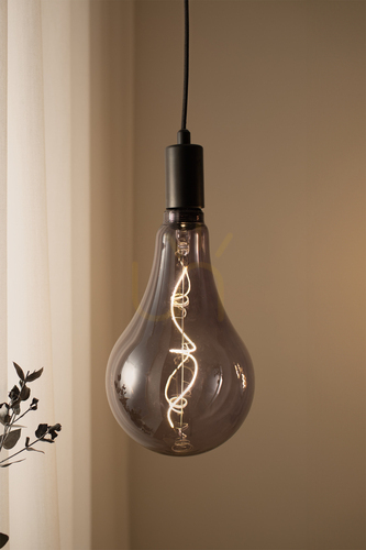 Kontrola Žárovka Markslöjd PEAR E27 4W LED 2200K kouřové sklo 108721