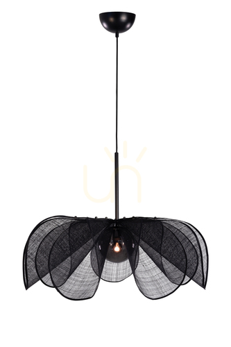 Kontrola Závěsné světlo Markslojd STYRKA 75 cm černé kouřové 108662