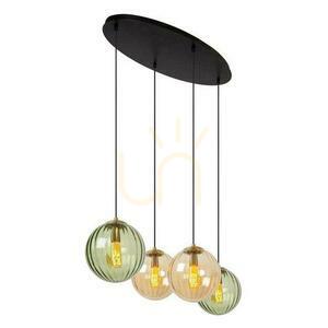 Závěsné svítidlo Lucide MONSARAZ zelené 4xE27 retro 95 cm 45493/04/33 small 7