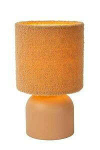 Stolní lampa Lucide WOOLLY okrově žlutá Japandi Ø 16 cm E14 10516/01/44 small 0