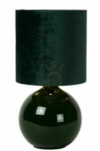 Stolní lampa Lucide ESTERAD zelená keramika retro E14 47 cm small 0