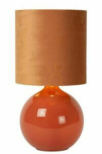 Stolní lampa Lucide ESTERAD retro keramika bavlna E14 47 cm small 0
