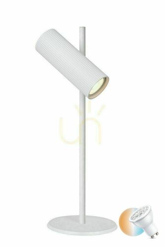 Kontrola Stolní lampa Lucide CLUBS bílá GU10 42 cm LED CCT 09539/01/31
