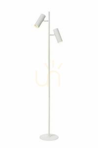 Stojací lampa Lucide CLUBS bílá hliníková 2×GU10 140 cm 09739/02/31 small 6