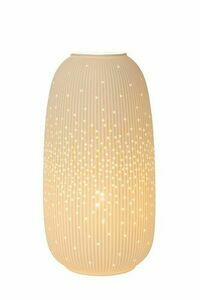 Stolní lampa Lucide FLORES bílá porcelán Japandi 33,2 cm 13541/18/31 small 0