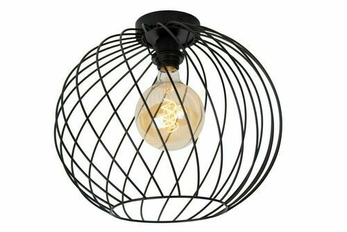 Kontrola Plafond Lucide DANZA černý 40 cm kov E27 21128/40/30